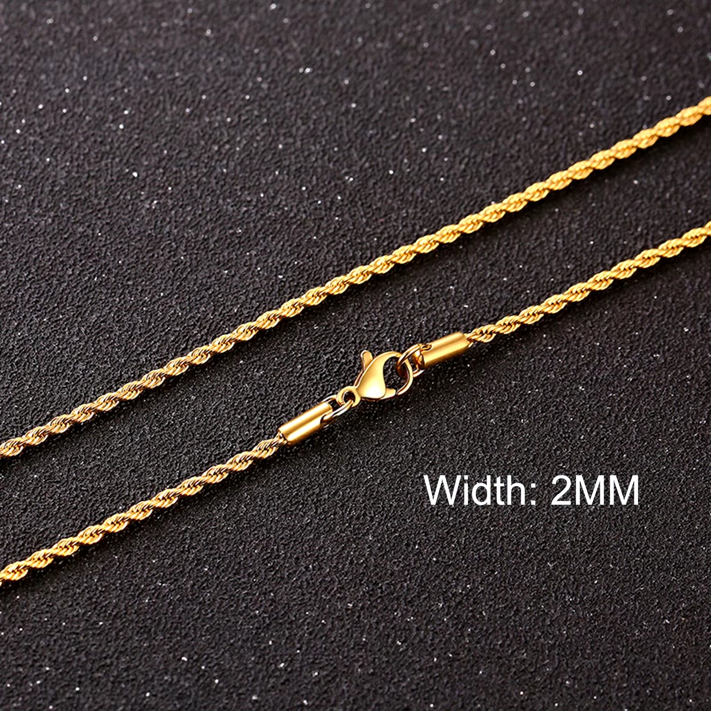 Basic Cuban Chain Necklace for Men Women,Stainless Steel Curb Link Chain Collar,3/5/7/9/11Mm Width Black Gold Retro Color Choker